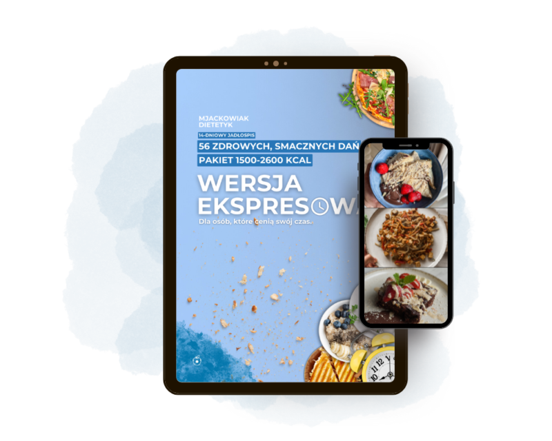 Jadłospis 14-Dniowy ekspresowy (1500-2600 kcal) - Wszystkie kaloryczności